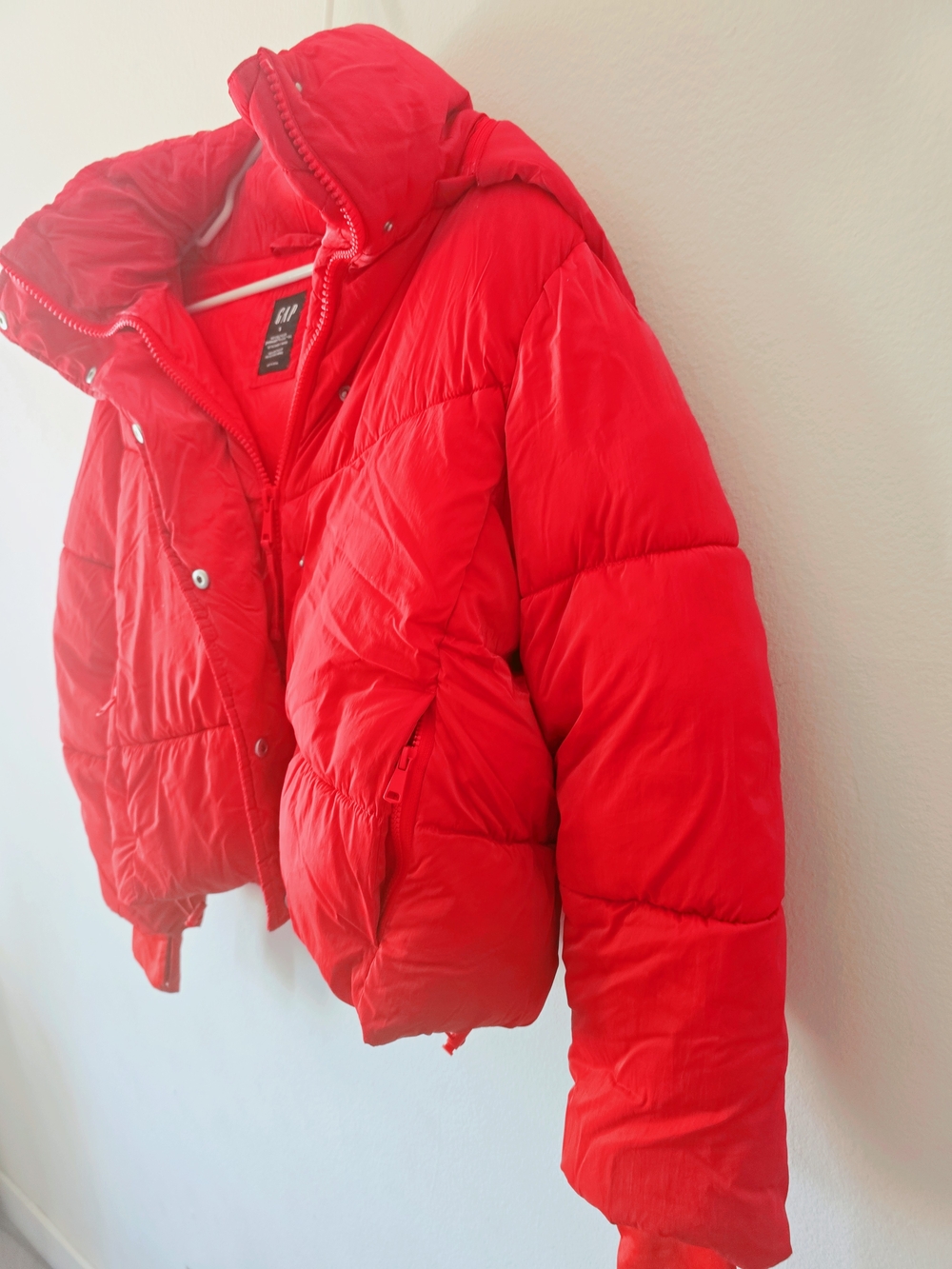 GAP Bright Pink Puffer Jacket - Picture 3 of 4
